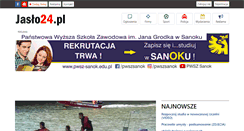 Desktop Screenshot of jaslo24.pl